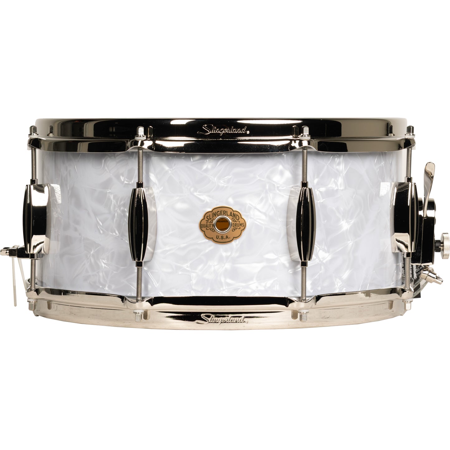 Slingerland Radio King Artist 6.5x14 Snare Drum - White Marine Pearl