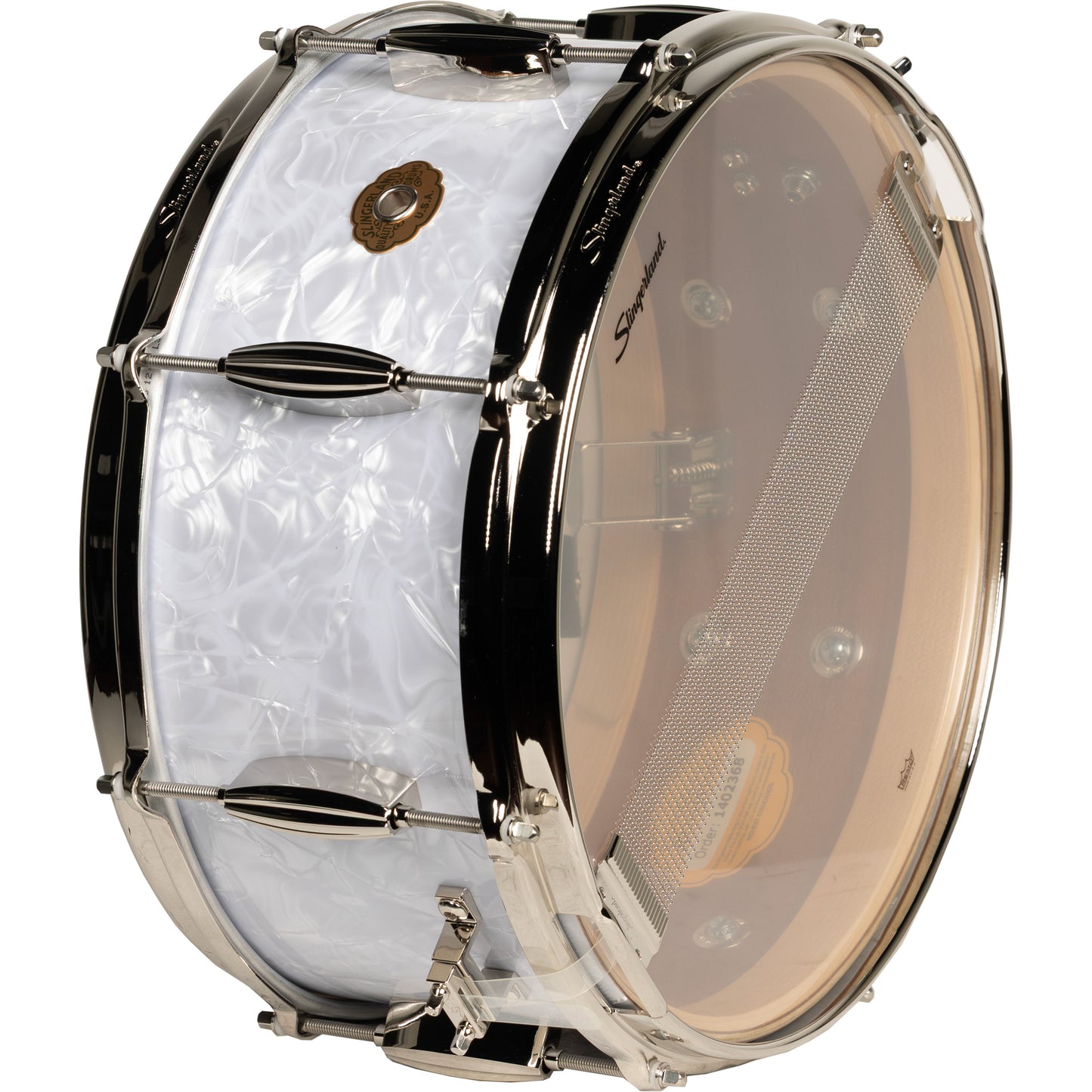 Slingerland Radio King Artist 6.5x14 Snare Drum - White Marine Pearl