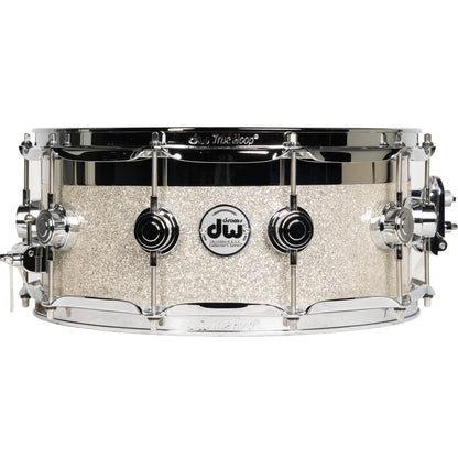 Drum Workshop Collectors Series 6x14 Snare Drum - Maple Top Edge in Broken Glass