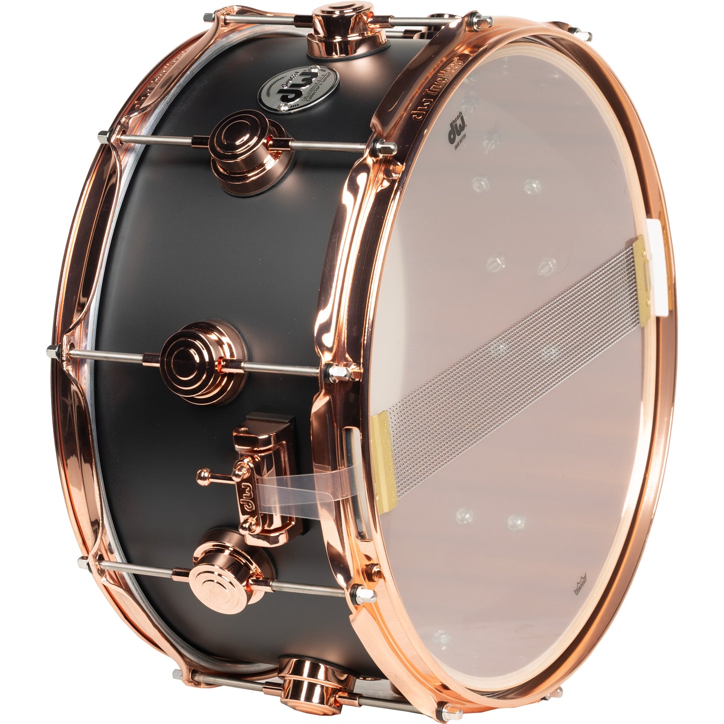 Drum Workshop Collectors Series 6.5x14 Snare Drum - Black Hard Satin