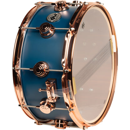 Drum Workshop Collectors Series 6.5x14 Snare Drum - Ocean Blue Hard Satin