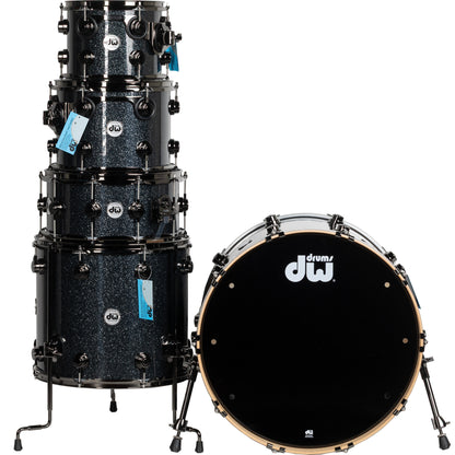 Drum Workshop SonicPly Collectors Series 5-Piece Shell Pack - Black Ice