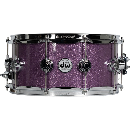 Drum Workshop Collectors Series SonicPly 6.5x14 Snare Drum - Purple Glass