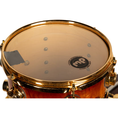 Drum Workshop Collectors Series Exotic 5-Piece Shell Kit - Amber Stain to Tobacco Burst
