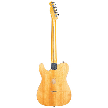 Fender Custom Shop Dual Stack HS Telecaster Relic - Magenta Sparkle Top with Natural Body