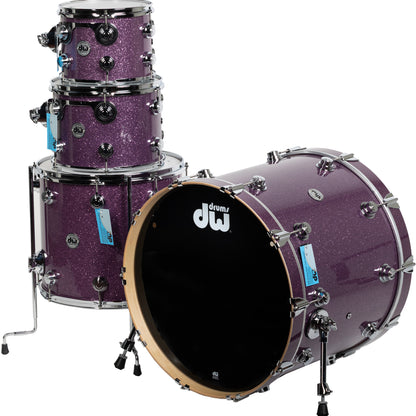 Drum Workshop SonicPly Collectors Series 4-Piece Shell Pack - Purple Glass