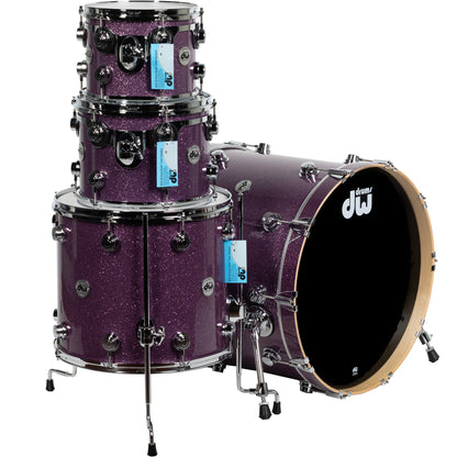 Drum Workshop SonicPly Collectors Series 4-Piece Shell Pack - Purple Glass