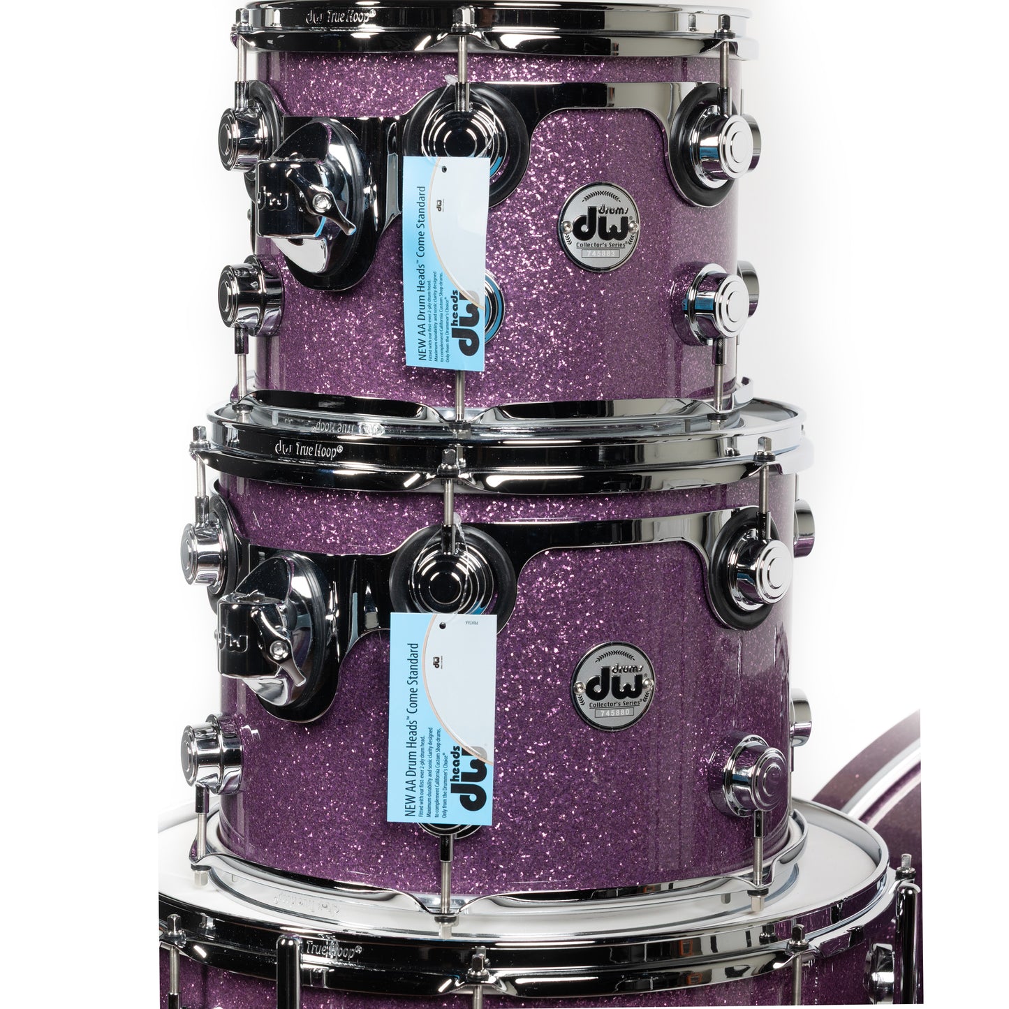 Drum Workshop SonicPly Collectors Series 4-Piece Shell Pack - Purple Glass