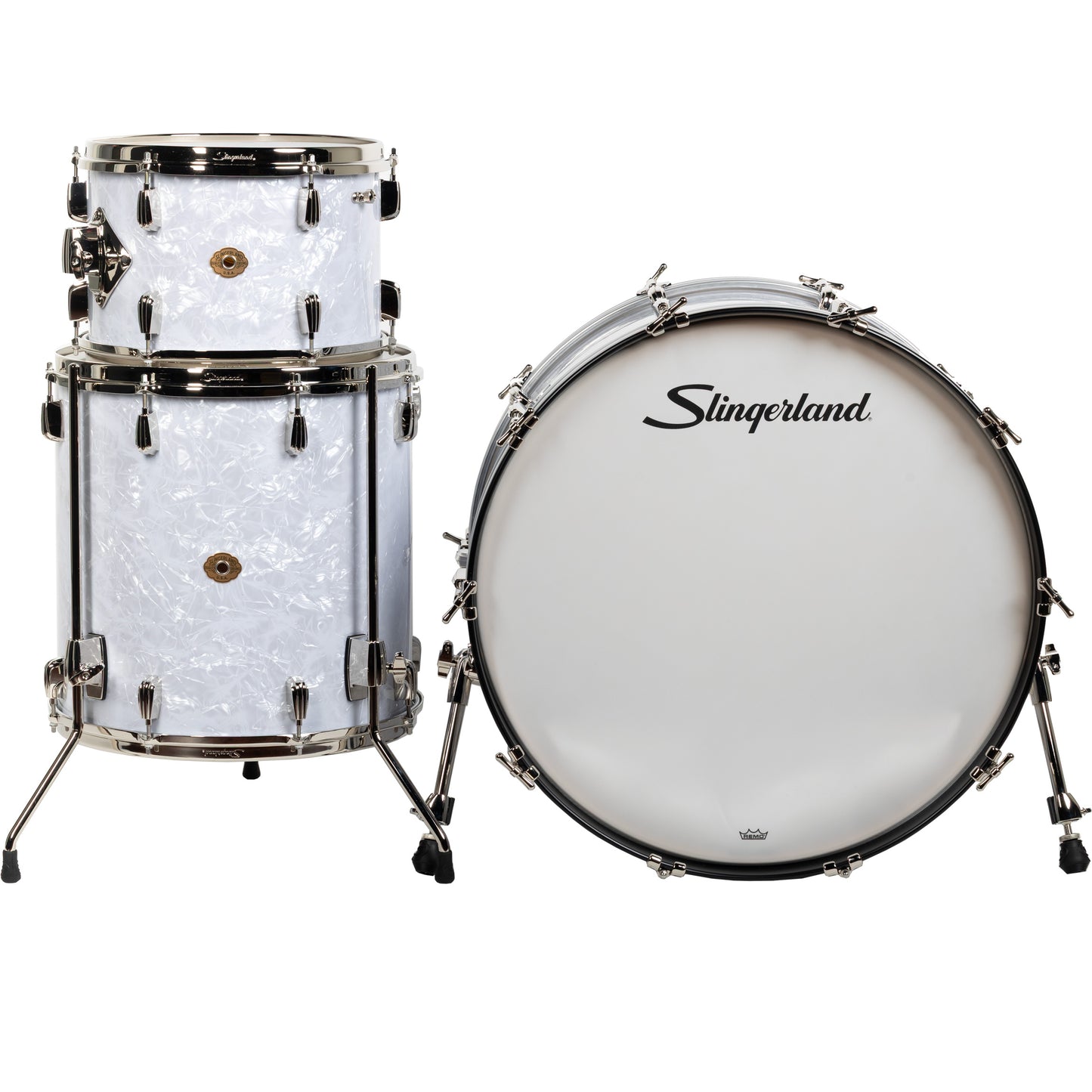 Slingerland Radio King Series 3-Piece Shell Kit - White Marine Pearl