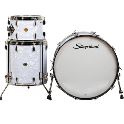 Slingerland Radio King Series 3-Piece Shell Kit - White Marine Pearl