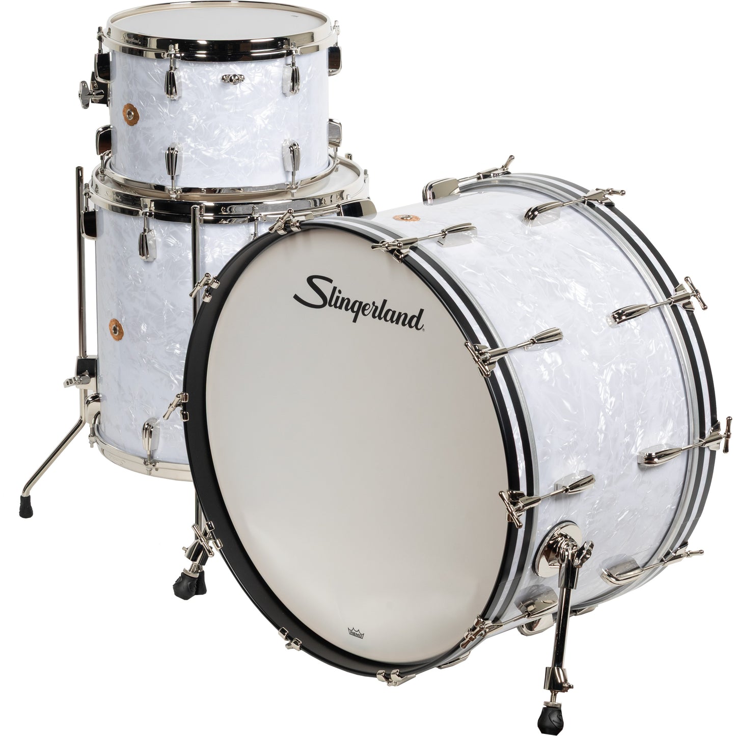 Slingerland Radio King Series 3-Piece Shell Kit - White Marine Pearl