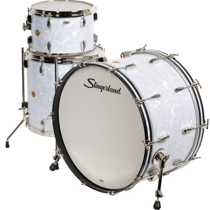 Slingerland Radio King Series 3-Piece Shell Kit - White Marine Pearl