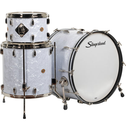 Slingerland Radio King Series 3-Piece Shell Kit - White Marine Pearl