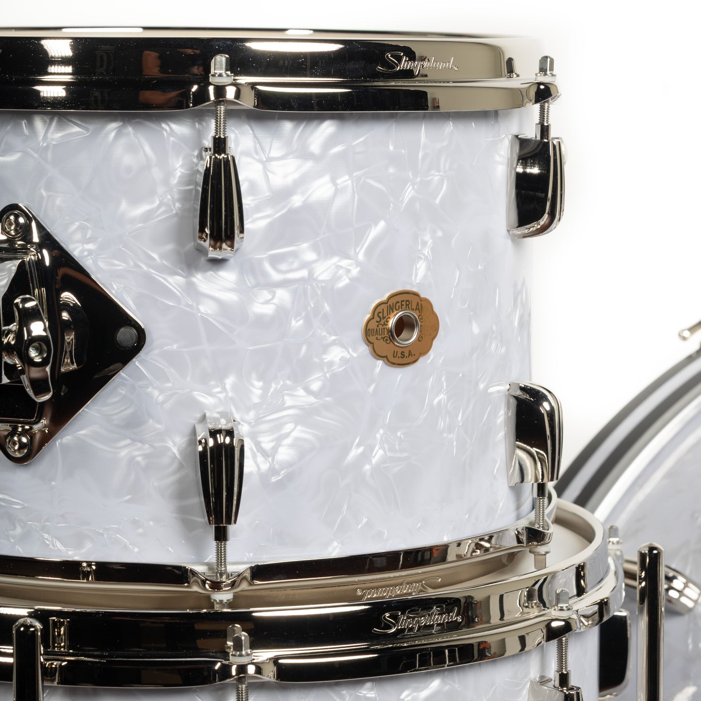 Slingerland Radio King Series 3-Piece Shell Kit - White Marine Pearl