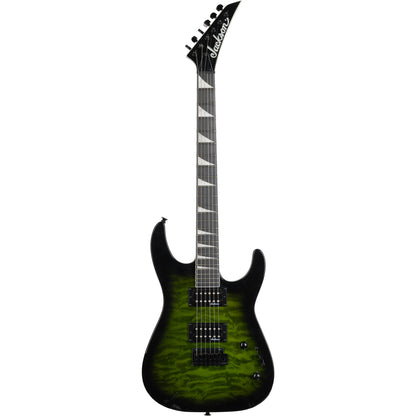 Jackson JS Series Dinky JS20 DKQ 2PT Electric Guitar - Trans Green Burst