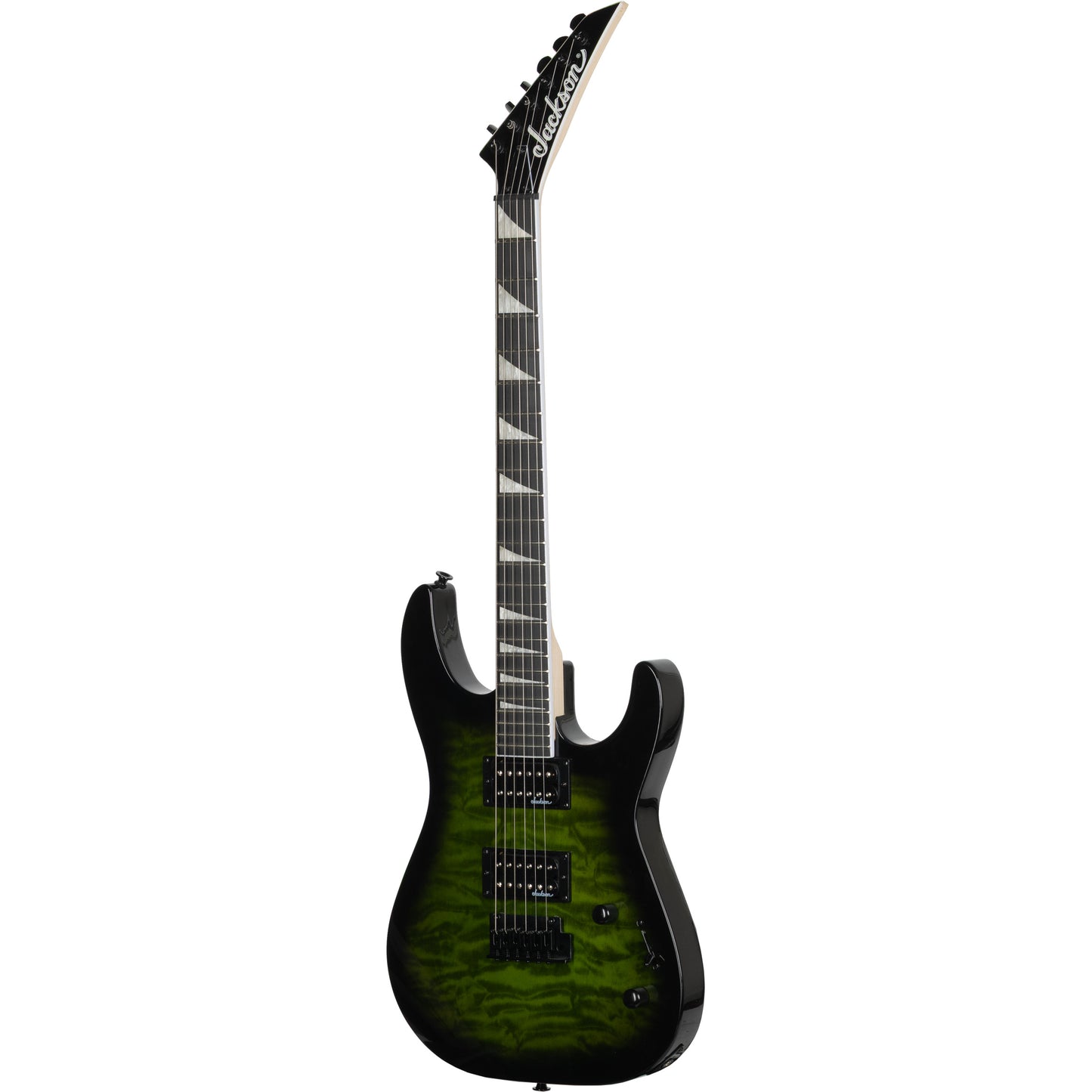 Jackson JS Series Dinky JS20 DKQ 2PT Electric Guitar - Trans Green Burst