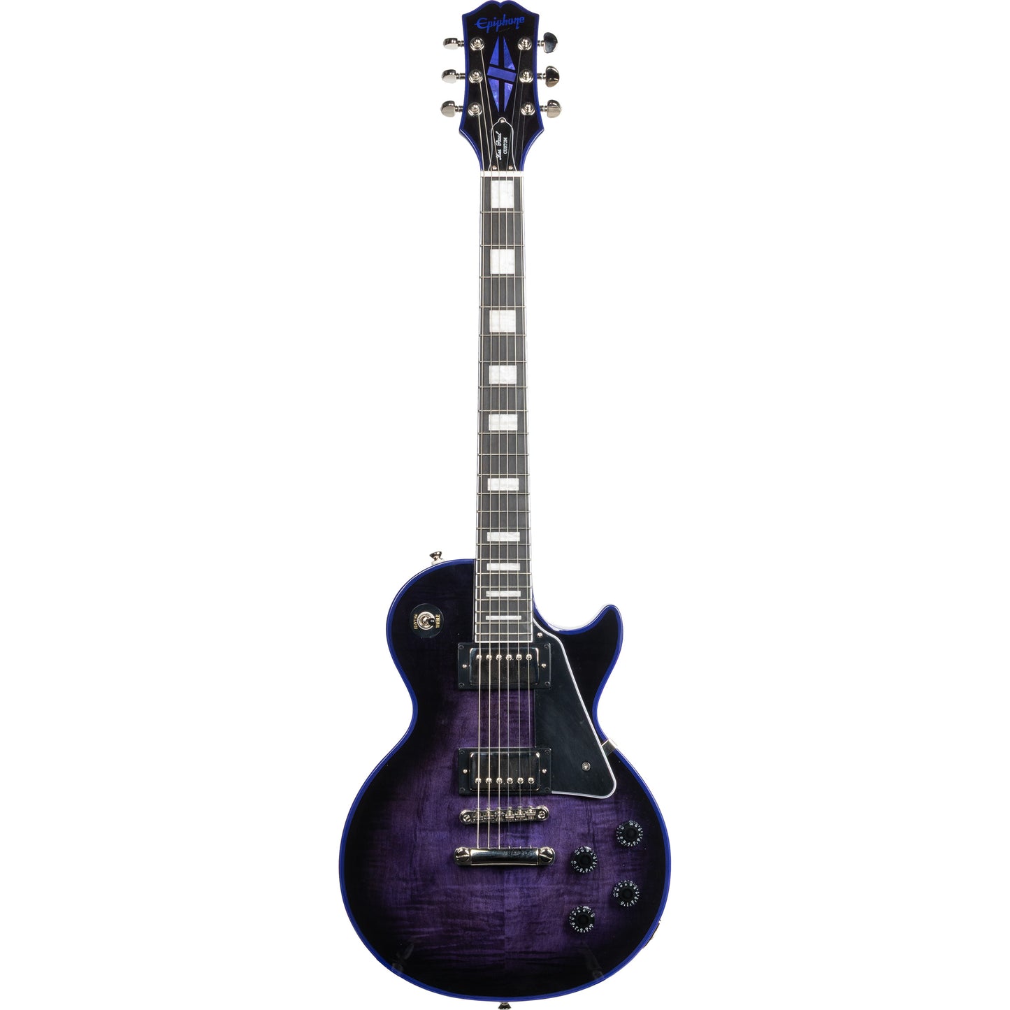 Epiphone Les Paul Custom Widow Electric Guitar - Purple Burst