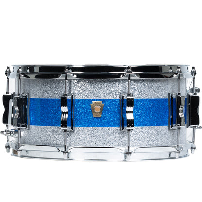Ludwig Classic Maple 6.5x14 Snare Drum - Silver Blue Silver