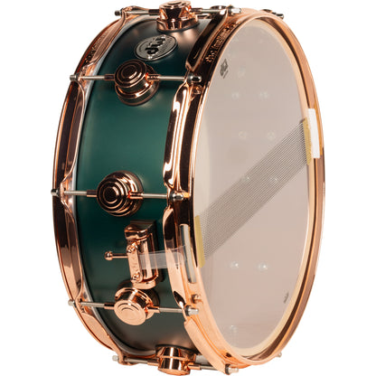 Drum Workshop Collectors Series 5x14 Snare Drum - Forrest Green Hard Satin