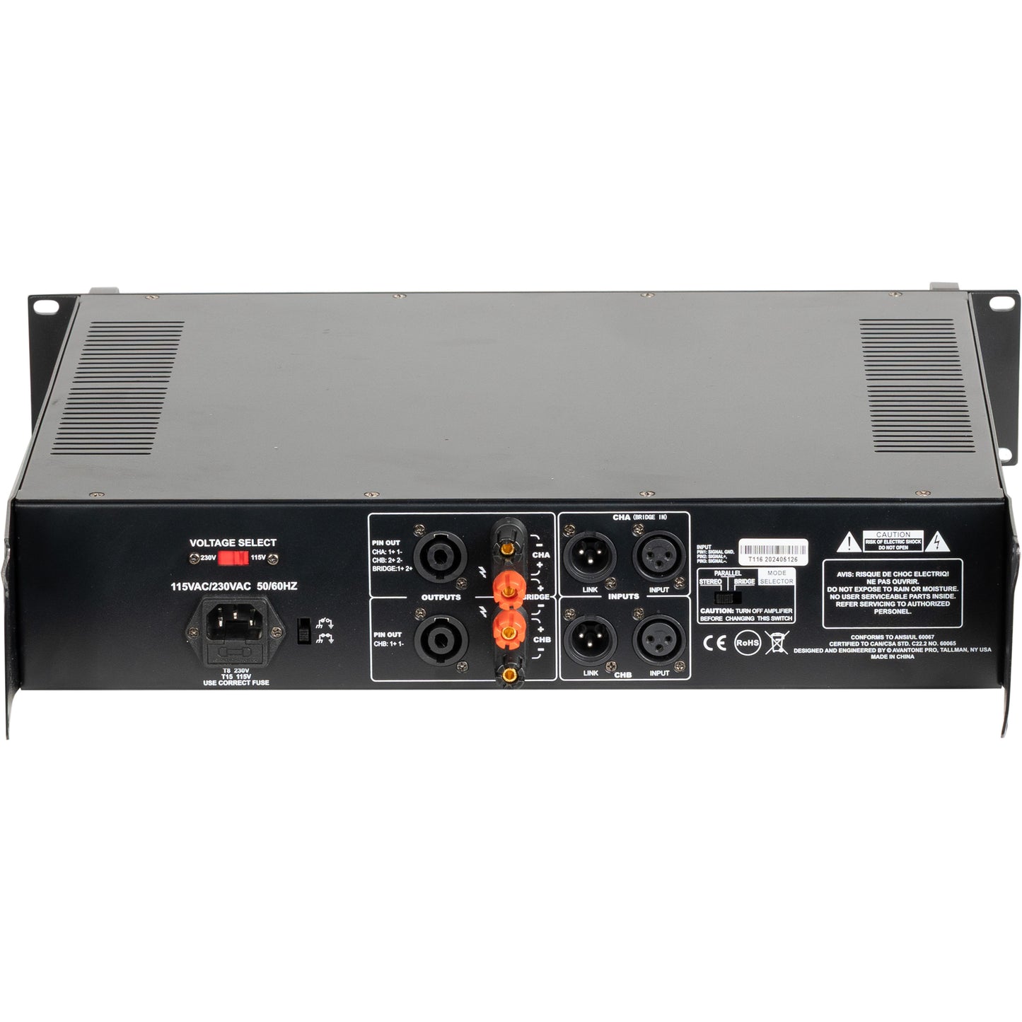 Avantone CLA200 Chris Lord Alge Power Amp