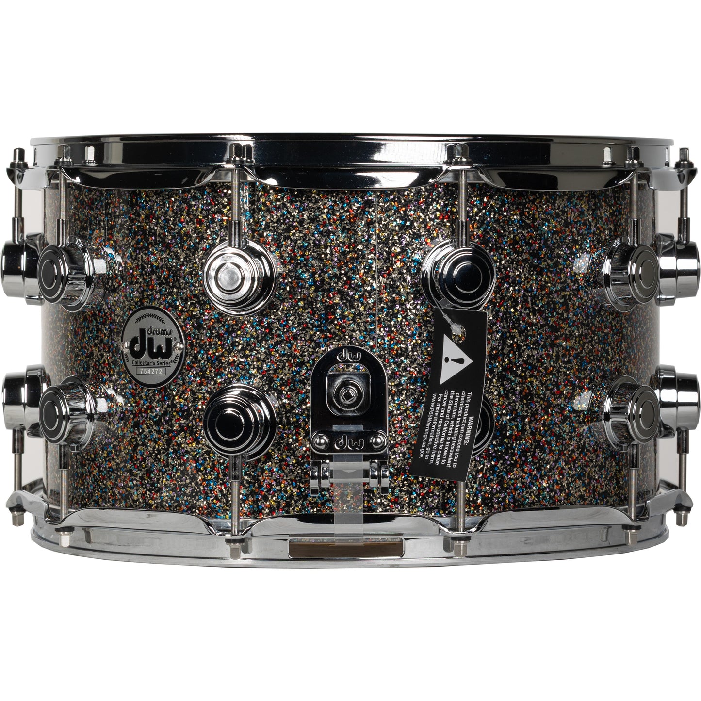 Drum Workshop Collectors Series 8x14 Snare Drum - Confetti Sparkle