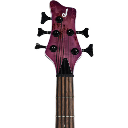 Jackson X Series Spectra Bass SBXP V Bass Guitar - Transparent Purple Burst