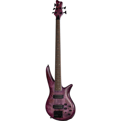 Jackson X Series Spectra Bass SBXP V Bass Guitar - Transparent Purple Burst