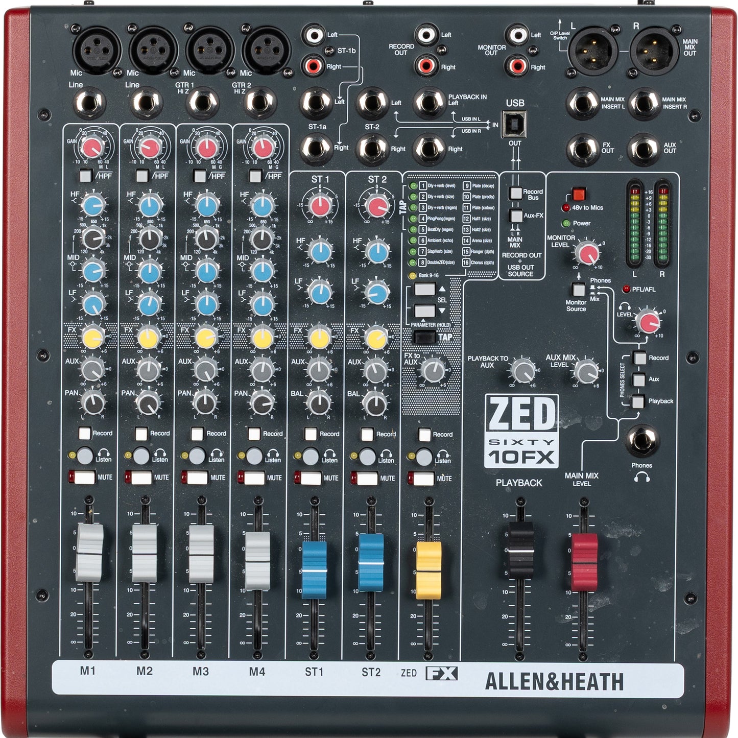 Allen and Heath ZED60-10FX 10-channel Mixer