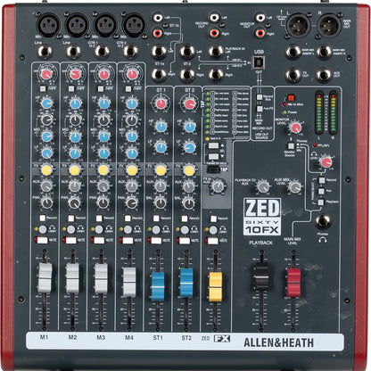 Allen and Heath ZED60-10FX 10-channel Mixer