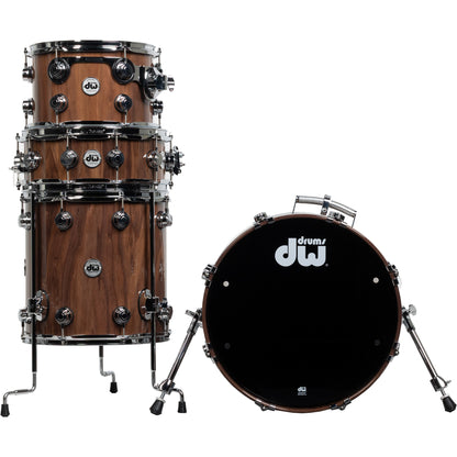 Drum Workshop Collectors Series 4-Piece Shell Kit - Walnut Gloss Lacquer