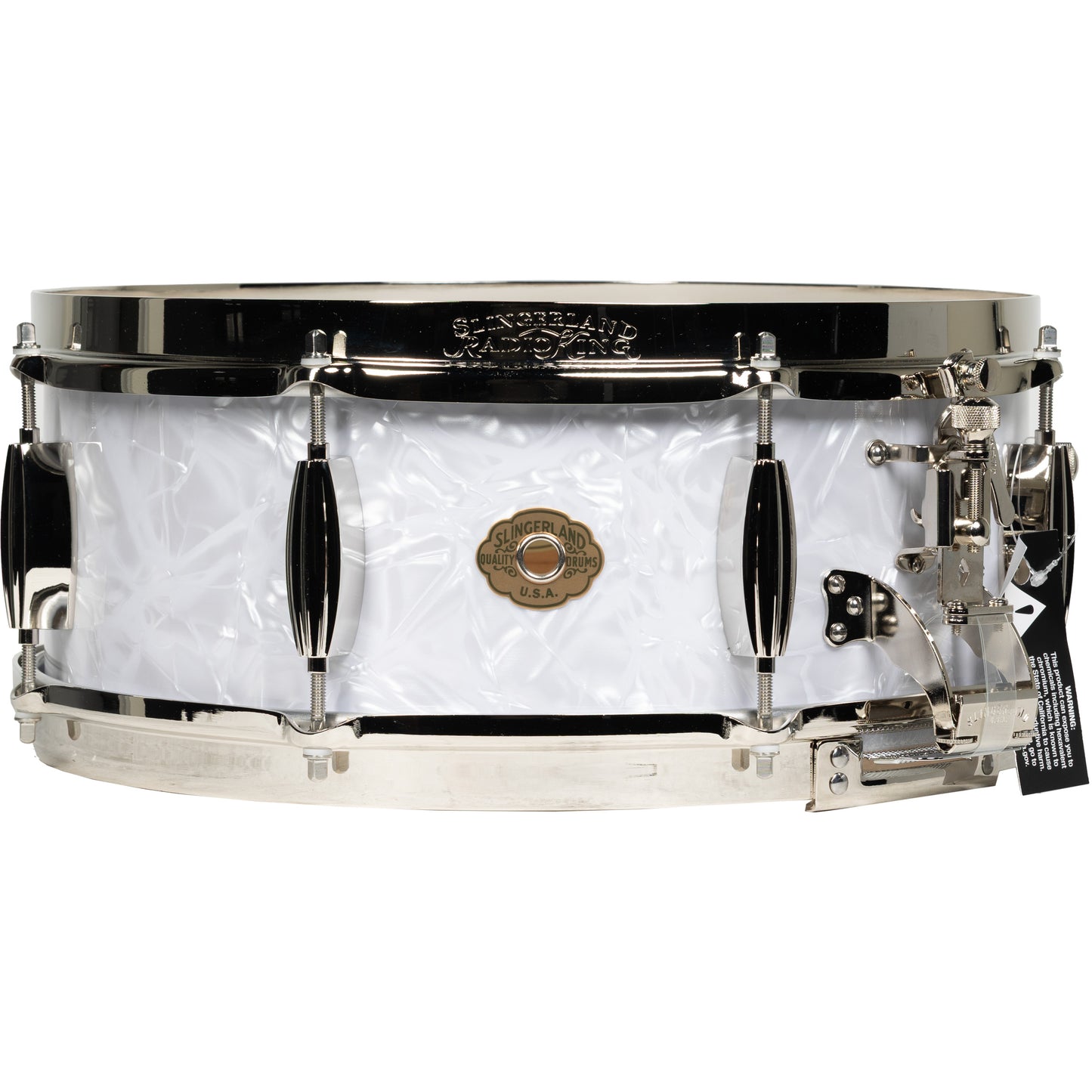Slingerland Radio King 5.5x14 Snare Drum - White Marine Pearl