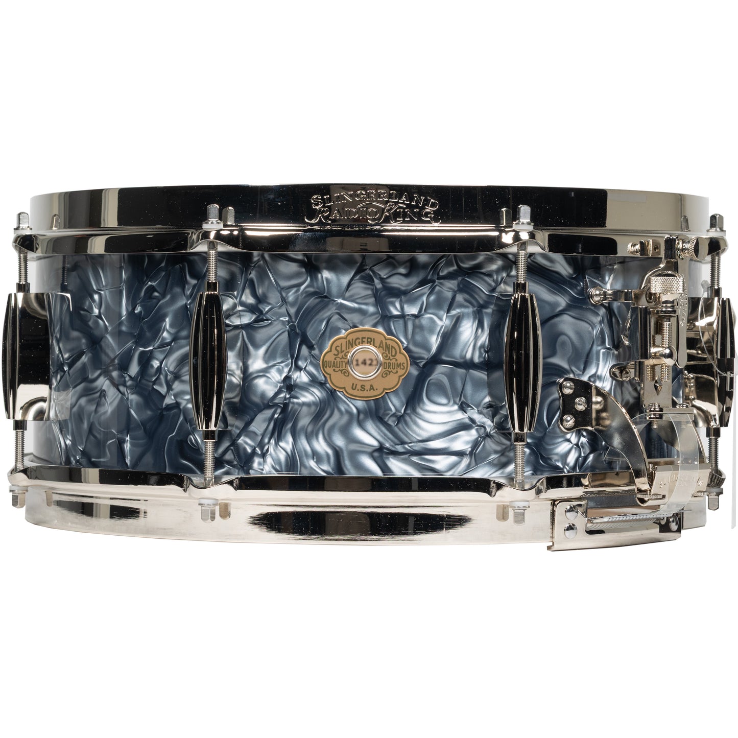 Slingerland Radio King 5.5x14 Snare Drum - Black Diamond Pearl