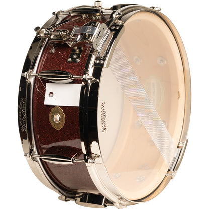 Slingerland Radio King 5.5x14 Solid Maple Snare Drum - Maroon Glass