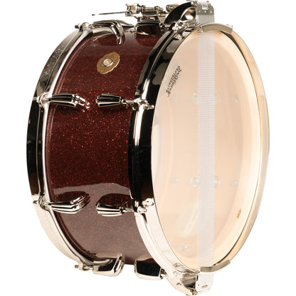 Slingerland Radio King 7x14 Solid Maple Snare Drum - Maroon Glass