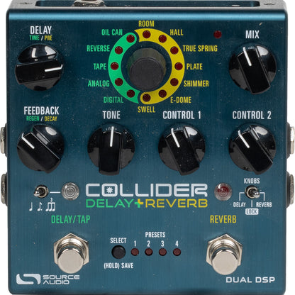Source Audio Collider Stereo Delay Reverb Pedal
