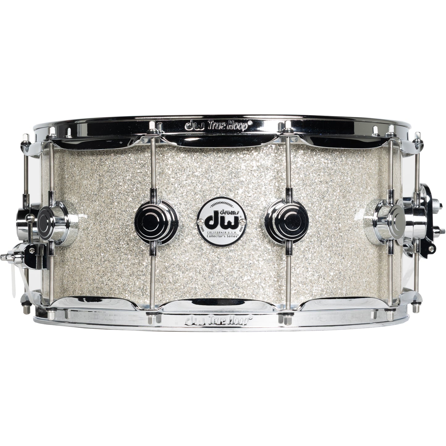 Drum Workshop Collectors Series Walnut 6.5x14 Snare Drum - Broken Glass