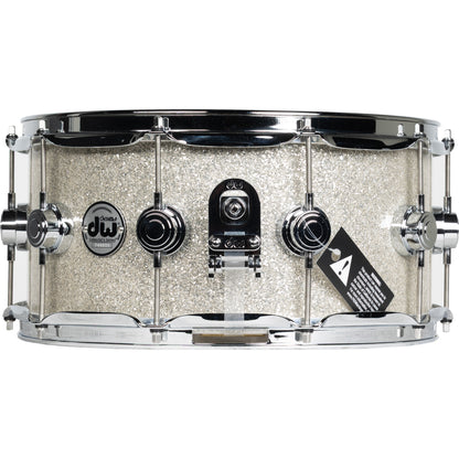 Drum Workshop Collectors Series Walnut 6.5x14 Snare Drum - Broken Glass