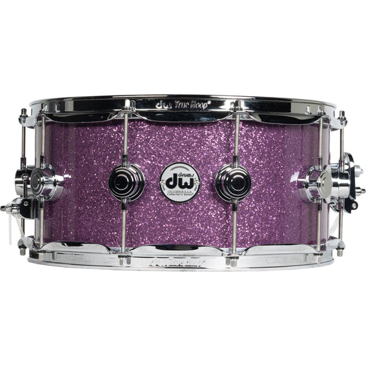 Drum Workshop Collectors Series Walnut 6.5x14 Snare Drum - Purple Glass