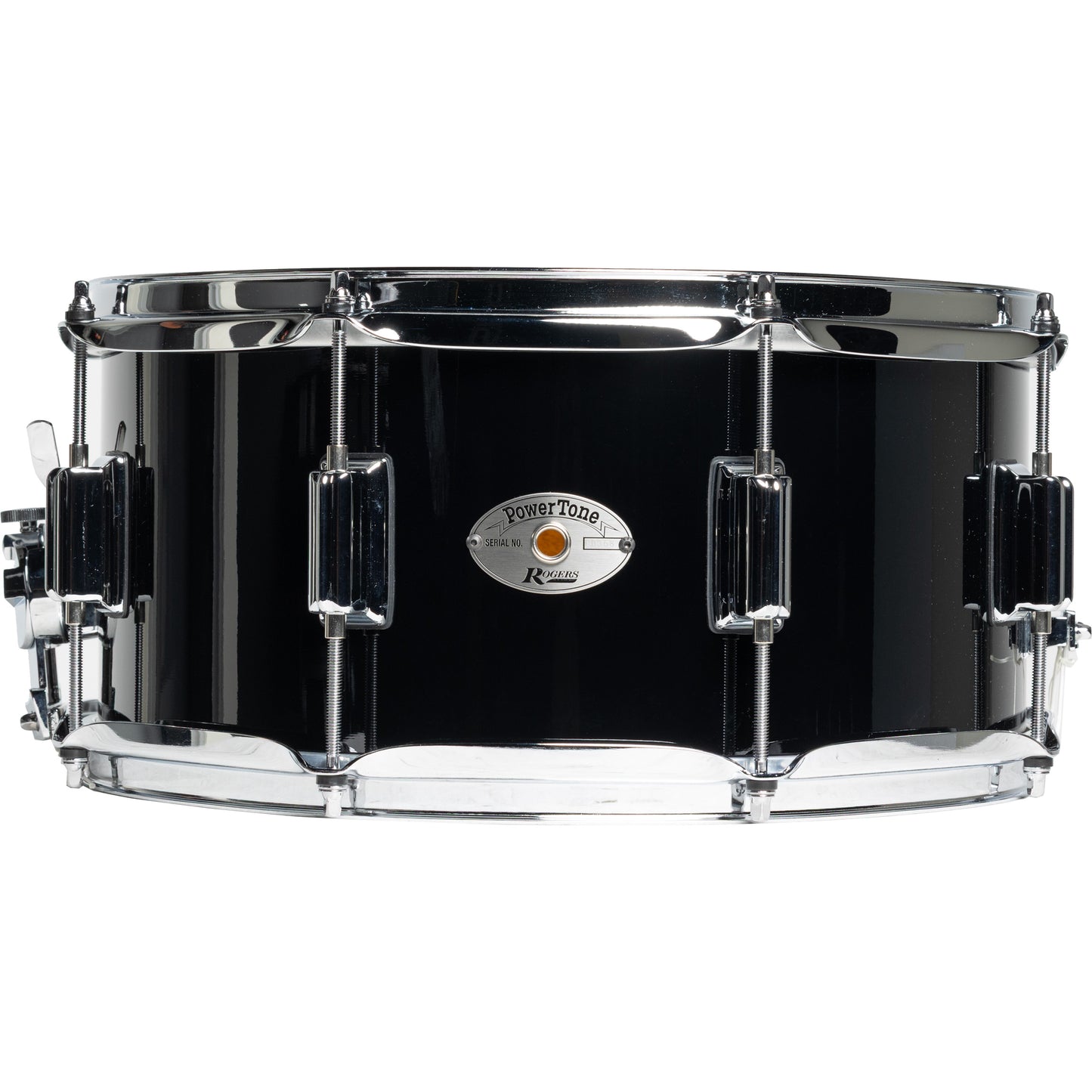 Rogers Powertone 6x14 Snare Drum - Piano Black