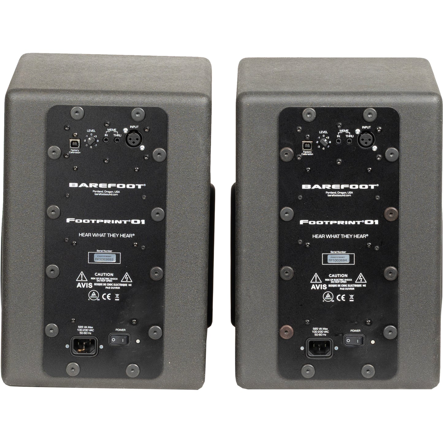 Barefoot Sound Footprint01 3-Way Active Studio Monitors - Pair