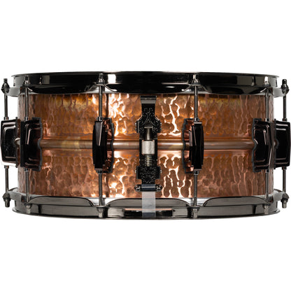 Ludwig Copperphonic 6.5x14 Snare Drum - Hammered Raw Polished Copper