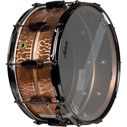 Ludwig Copperphonic 6.5x14 Snare Drum - Hammered Raw Polished Copper