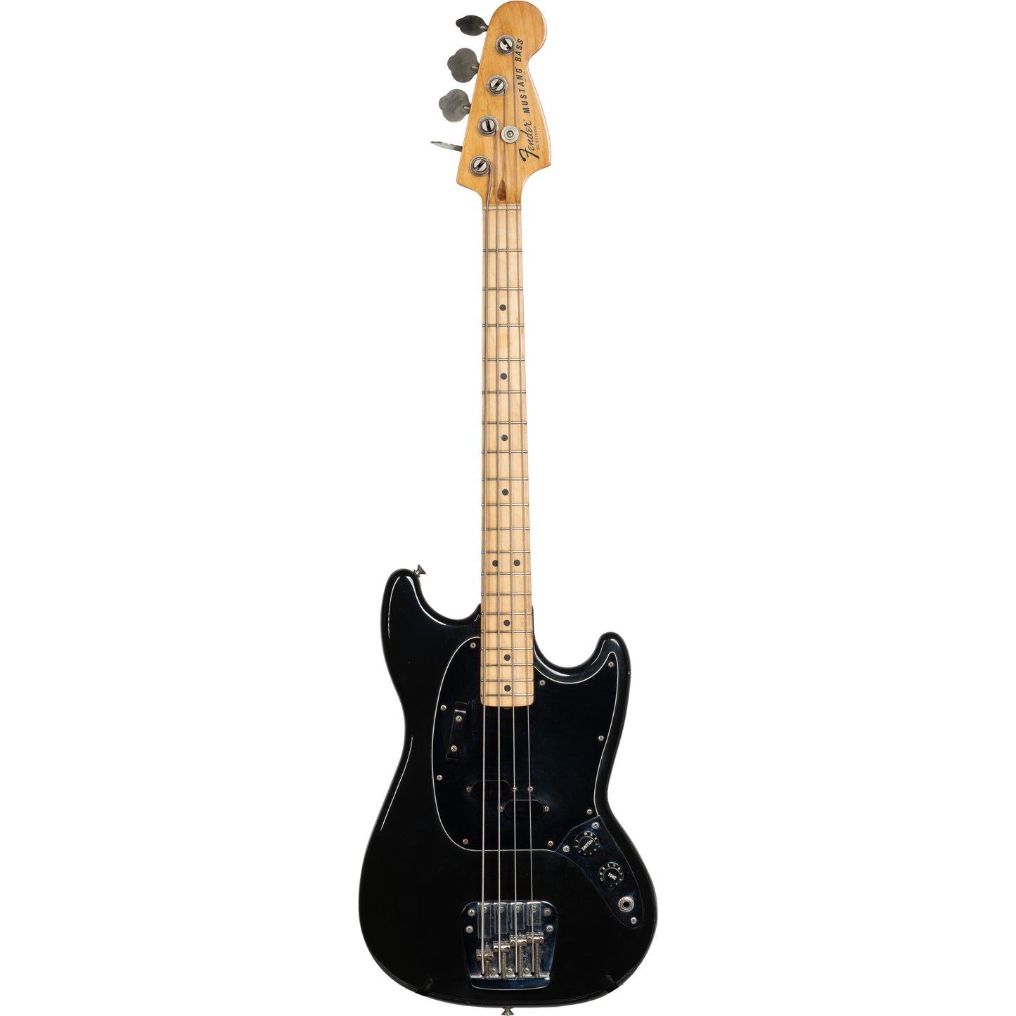 Fender Vintage 1978 Mustang Bass Guitar - Black