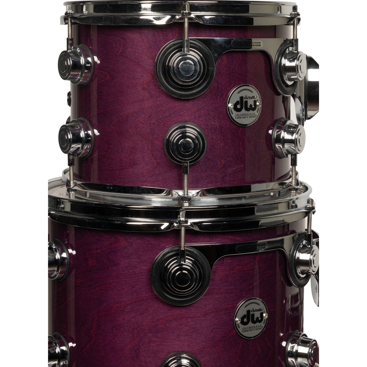 Drum Workshop Collectors Series 4-Piece Shell Kit - Purple Stain Lacquer