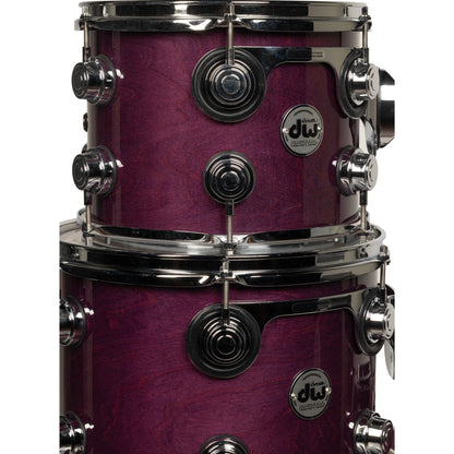 Drum Workshop Collectors Series 4-Piece Shell Kit - Purple Stain Lacquer