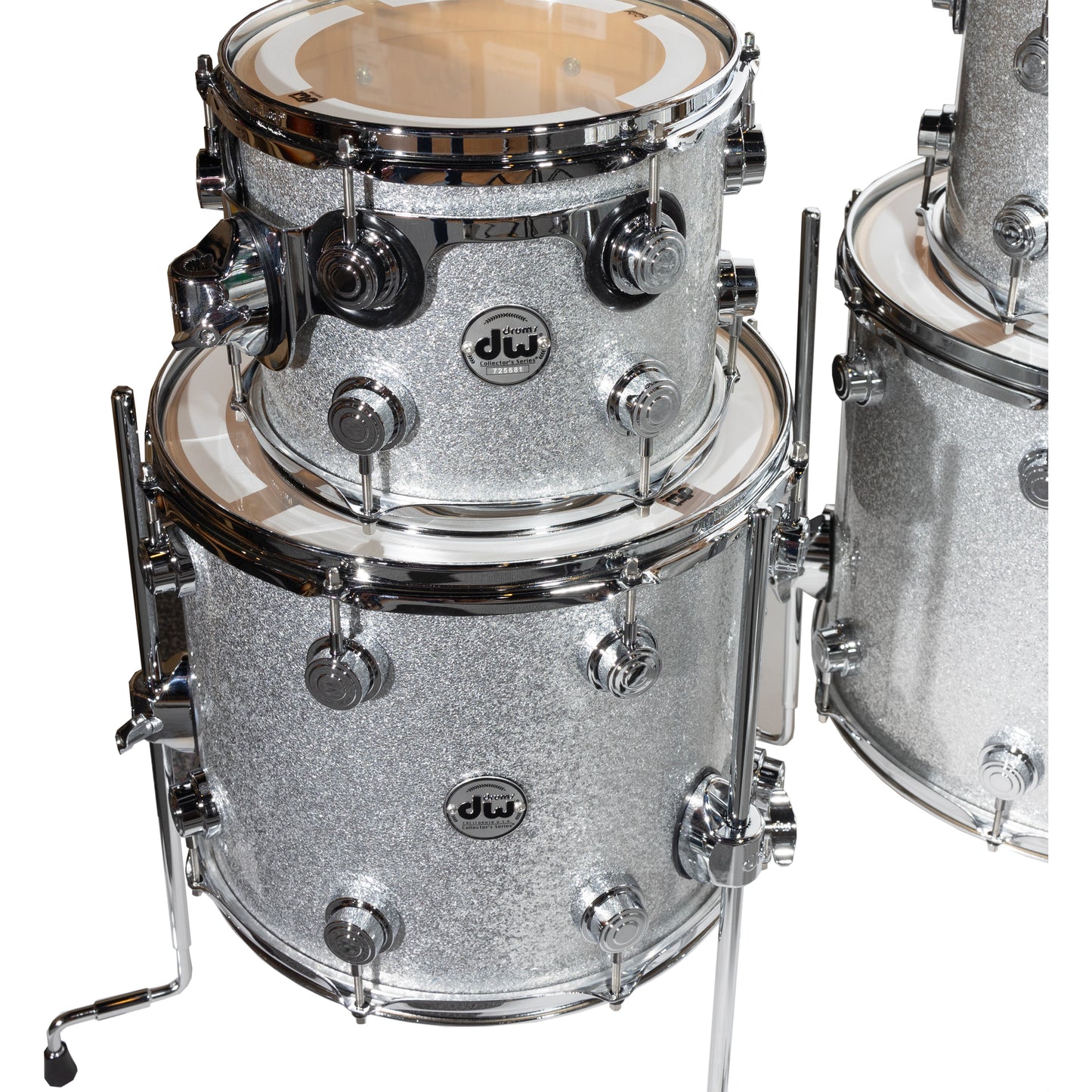 Drum Workshop Collectors Series 5-Piece Drum Kit - Silver Sparkle