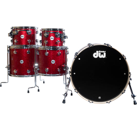Drum Workshop Collectors Series 5-Piece Shell Kit - Red Sparkle