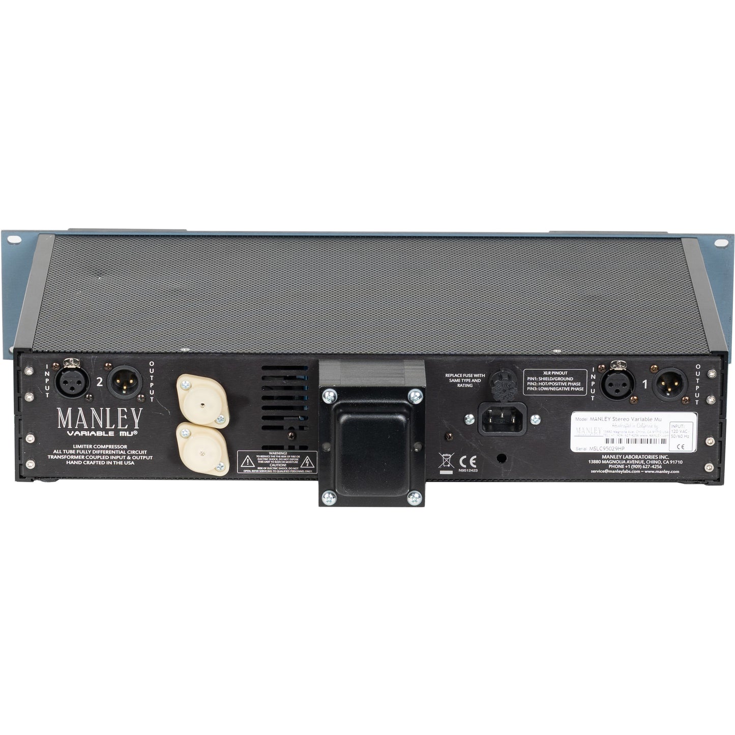 Manley Variable Mu Stereo Limiter Compressor with T Bar Mod