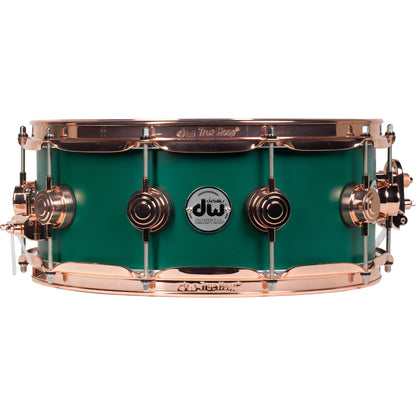 Drum Workshop Collectors Series 5.5x14 Snare Drum - Forest Green Hard Satin