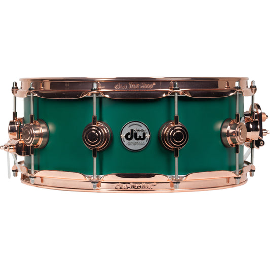 Drum Workshop Collectors Series 5.5x14 Snare Drum - Forest Green Hard Satin